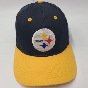Vintage Pittsburgh Steelers Hat Snapback Drew Pearson Black Yellow NFL Football